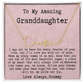 Personalized Birthday Gift for Granddaughter – Custom Signature Style Name Necklace – Unique Name Plate Necklace from Grammy