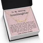 Personalized Birthday Gift for Granddaughter – Custom Signature Style Name Necklace – Unique Name Plate Necklace from Grammy