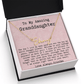 Personalized 13th Birthday Gift for Granddaughter from Grandma - Signature Style Name Necklace