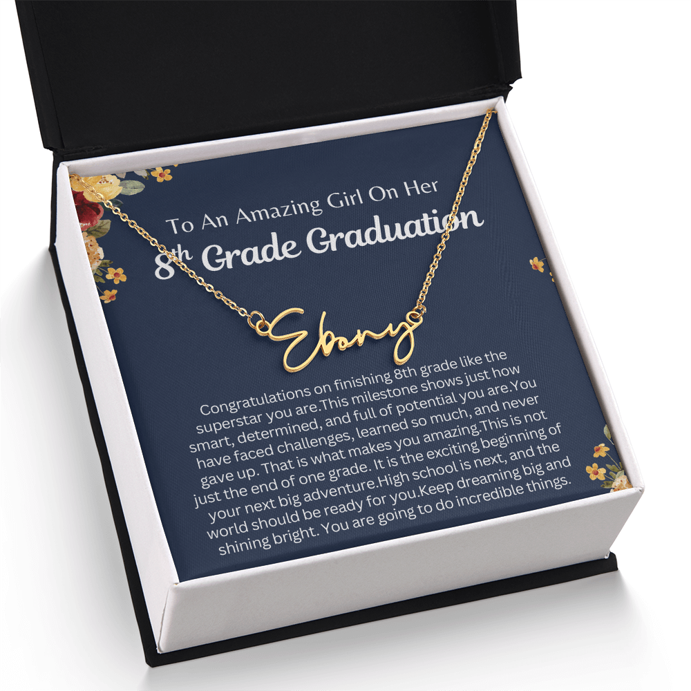 Personalized 8th Graduation Gift for Her - You Are Going To Do Incredible Things!