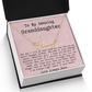 Personalized 13th Birthday Gift for Granddaughter from Nana - Signature Style Name Necklace