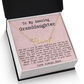 Personalized 25th Birthday Gift from Nana to Granddaughter - Signature Style Name Necklace