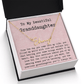 Personalized Birthday Gift for Granddaughter – Custom Signature Style Name Necklace – Unique Name Plate Necklace from Grandma, Nana, or Grandpa