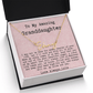 Personalized Birthday Gift for Granddaughter – Custom Signature Style Name Necklace – Unique Name Plate Necklace from Lola