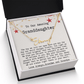 Personalized Christmas Gift from Grandma & Grandpa to Granddaughter - Signature Style Name Necklace