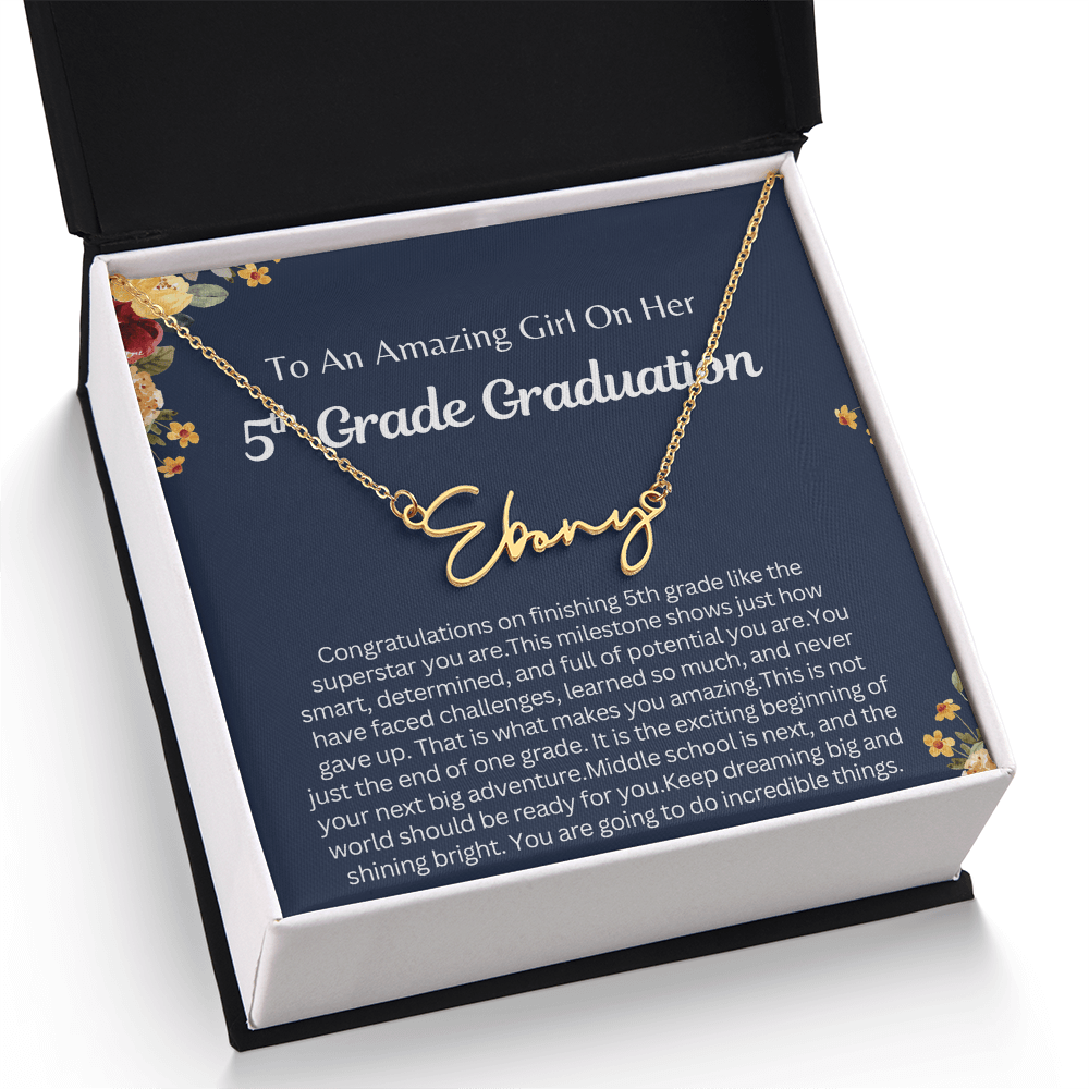 Personalized 5th  Grade Graduation Gift for Her - You are going to do Incredible Things!