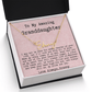 Personalized Birthday Gift for Granddaughter – Custom Signature Style Name Necklace – Unique Name Plate Necklace from Granny