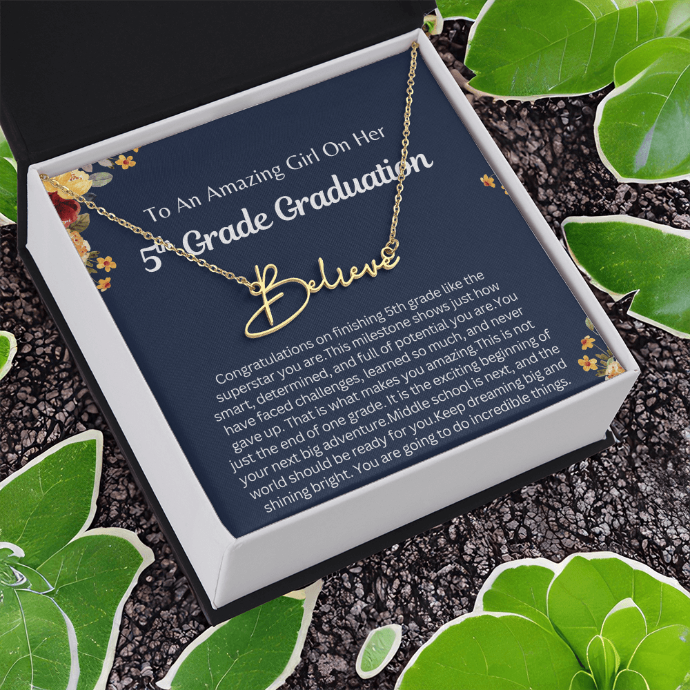 Personalized 5th  Grade Graduation Gift for Her - You are going to do Incredible Things!