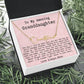 Personalized 25th Birthday Gift from Nana to Granddaughter - Signature Style Name Necklace