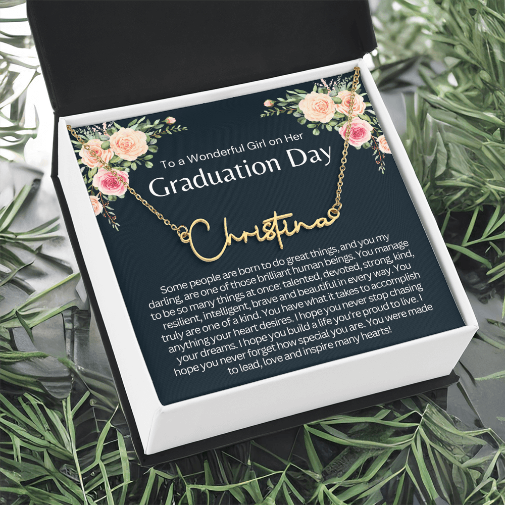 Personalized Graduation Gift for Her - You  Were Made to Inspire Many Hearts!