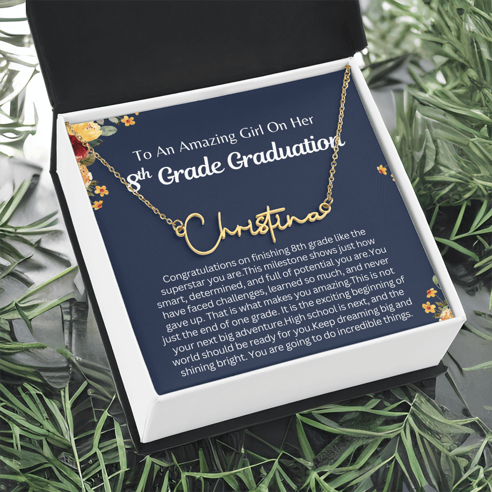 Personalized 8th Graduation Gift for Her - You Are Going To Do Incredible Things!