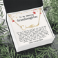 Personalized Christmas Gift from Nana to Granddaughter - Signature Style Name Necklace