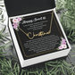 Personalized Sweet 16 Birthday Gift – Custom Signature Style Name Necklace – Unique Name Plate Necklace for Granddaughter from Grandma or Daughter from Mom