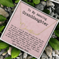 Personalized 21st Birthday Gift from Nana to Granddaughter - Signature Style Name Necklace