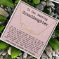 Personalized Birthday Gift for Granddaughter from Grandma and Grandpa - Signature Style Name Necklace