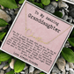 Personalized Golden Birthday Gift from Grandma to Granddaughter - Signature Style Name Necklace