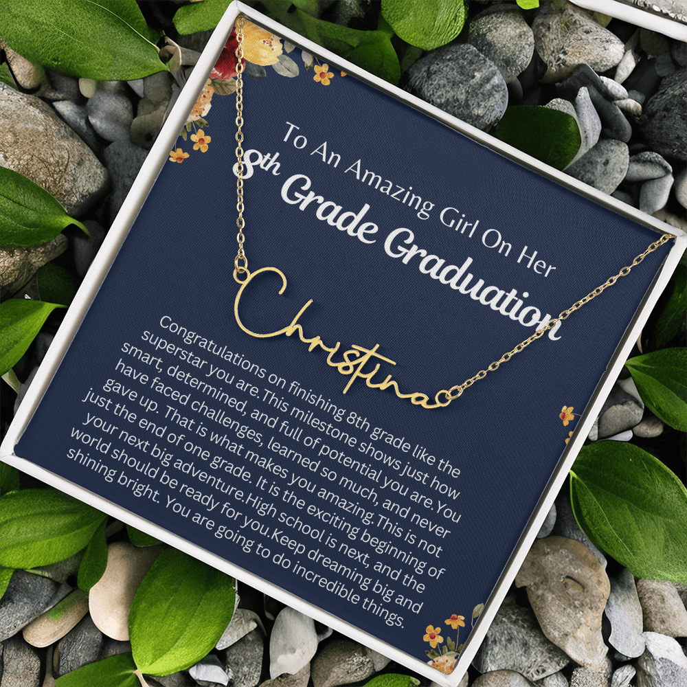 Personalized 8th Graduation Gift for Her - You Are Going To Do Incredible Things!