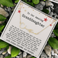 Personalized Christmas Gift from Grandma & Grandpa to Granddaughter - Signature Style Name Necklace