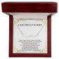 Personalized Apology Gift for Her - Customizable Signature Style Name Necklace -  I am Truly Sorry