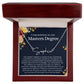 Personalized Masters Degree Gift for Her - Customizable Signature Style Name Necklace