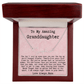 Personalized 25th Birthday Gift from Nana to Granddaughter - Signature Style Name Necklace