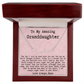 Personalized Baptism Gift from Nana to Granddaughter - Signature Style Name Necklace