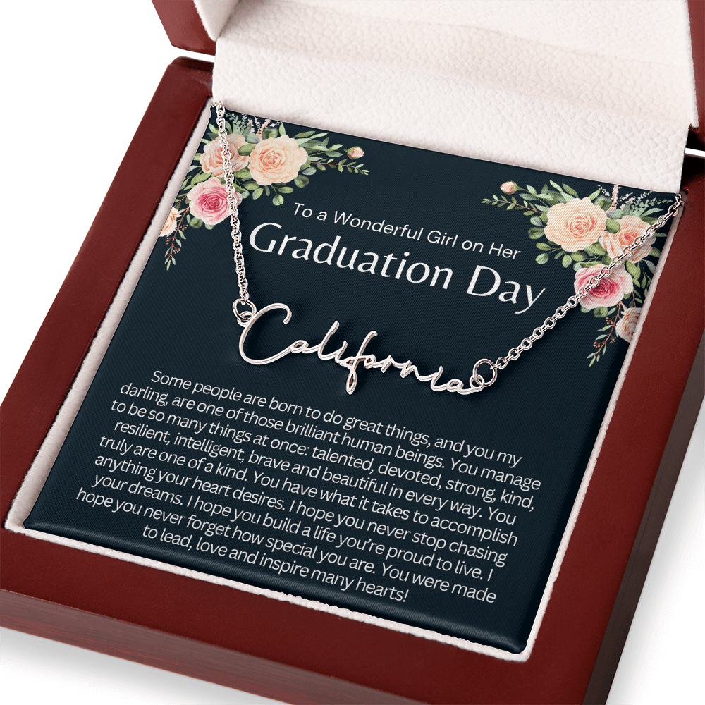 Personalized Graduation Gift for Her - You  Were Made to Inspire Many Hearts!
