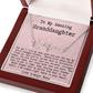 Personalized 25th Birthday Gift from Nana to Granddaughter - Signature Style Name Necklace