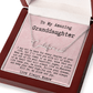 Personalized Birthday Gift for Granddaughter – Custom Signature Style Name Necklace – Unique Name Plate Necklace from Mamaw