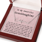 Personalized Birthday Gift for Granddaughter – Custom Signature Style Name Necklace – Unique Name Plate Necklace from Grandma, Nana, or Grandpa