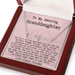 Personalized Quinceañera Gift from Grandma to Granddaughter - Signature Style Name Necklace