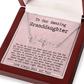 Personalized Birthday Gift for Granddaughter from Nana and Papa - Signature Style Name Necklace