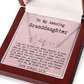 Personalized Birthday Gift for Granddaughter – Custom Signature Style Name Necklace – Unique Name Plate Necklace from Lola