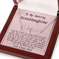 Personalized Birthday Gift for Granddaughter – Custom Signature Style Name Necklace – Unique Name Plate Necklace from Mimi