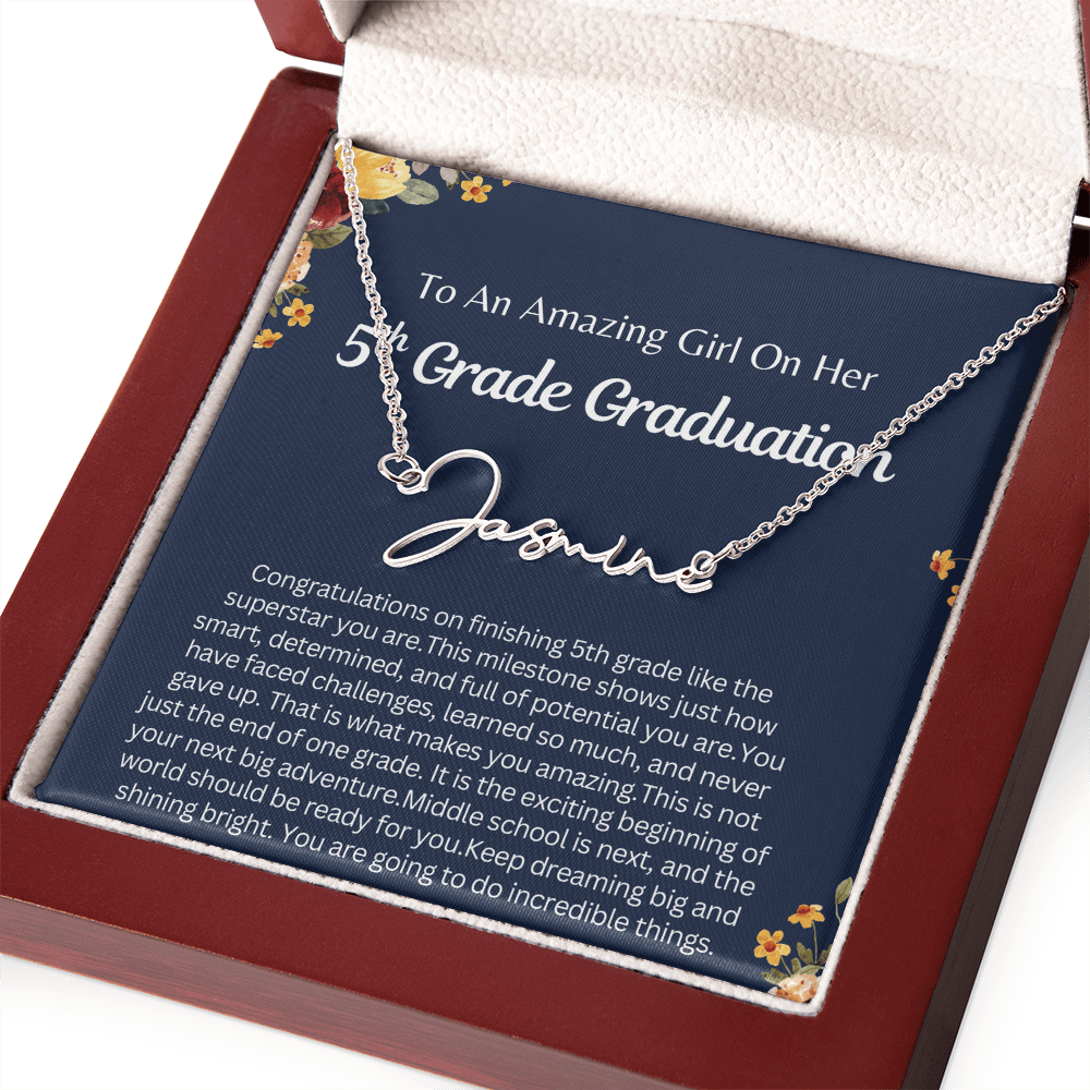 Personalized 5th  Grade Graduation Gift for Her - You are going to do Incredible Things!