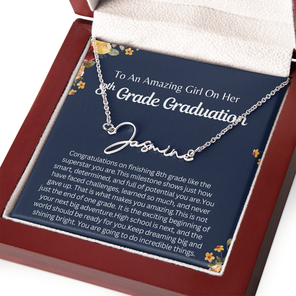 Personalized 8th Graduation Gift for Her - You Are Going To Do Incredible Things!