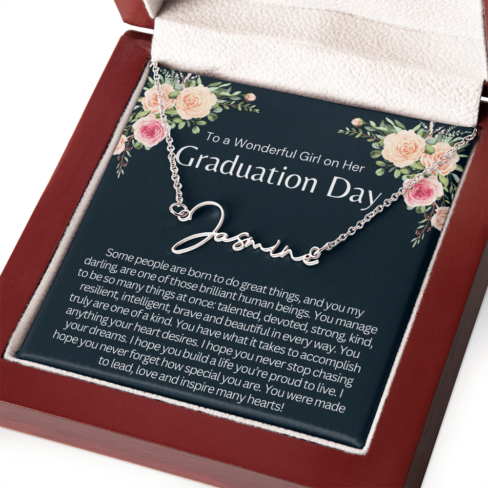Personalized Graduation Gift for Her - You  Were Made to Inspire Many Hearts!
