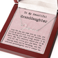 Personalized Birthday Gift for Granddaughter – Custom Signature Style Name Necklace – Unique Name Plate Necklace from Grandma, Nana, or Grandpa