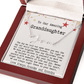 Personalized Christmas Gift from Grandma & Grandpa to Granddaughter - Signature Style Name Necklace