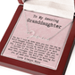 Personalized Graduation Gift from Nana to Granddaughter - Signature Style Name Necklace