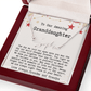 Personalized Christmas Gift from Grandma & Grandpa to Granddaughter - Signature Style Name Necklace