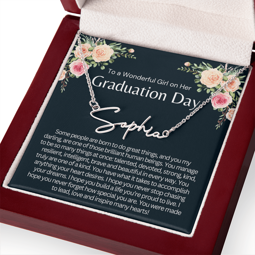Personalized Graduation Gift for Her - You  Were Made to Inspire Many Hearts!