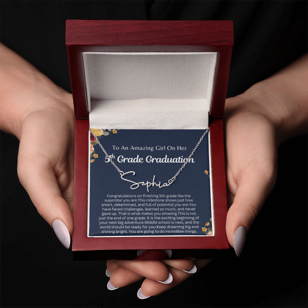 Personalized 5th  Grade Graduation Gift for Her - You are going to do Incredible Things!