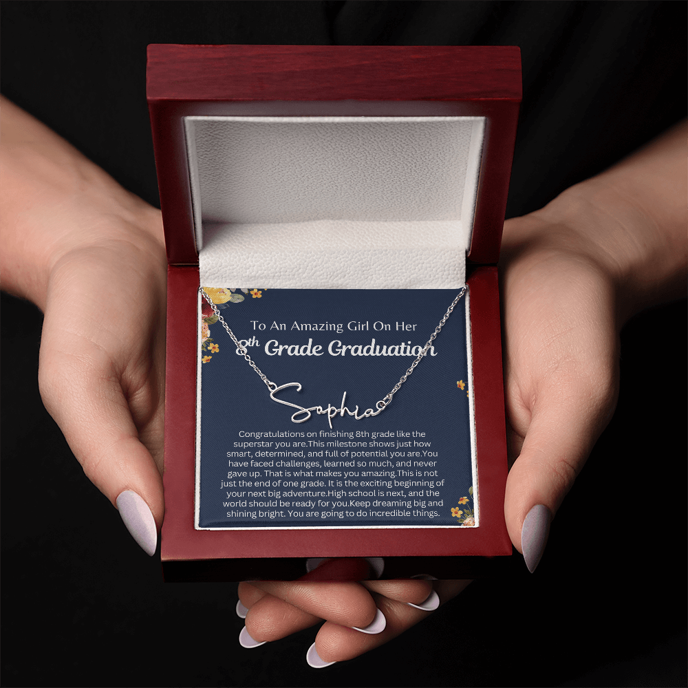 Personalized 8th Graduation Gift for Her - You Are Going To Do Incredible Things!