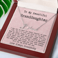 Gift for Granddaughter from Granddaddy - Signature Style Name Necklace