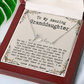 Custom Christmas Gift from Nana to Granddaughter - Signature Style Name Necklace
