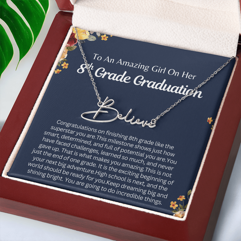 Personalized 8th Graduation Gift for Her - You Are Going To Do Incredible Things!