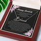 Personalized Sweet 16 Birthday Gift – Custom Signature Style Name Necklace – Unique Name Plate Necklace for Granddaughter from Grandma or Daughter from Mom