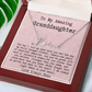 Personalized 21st Birthday Gift from Nana to Granddaughter - Signature Style Name Necklace