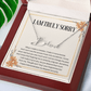 Personalized Apology Gift for Wife – Personalized Signature Style Name Necklace – Customized Jewelry with Her Name